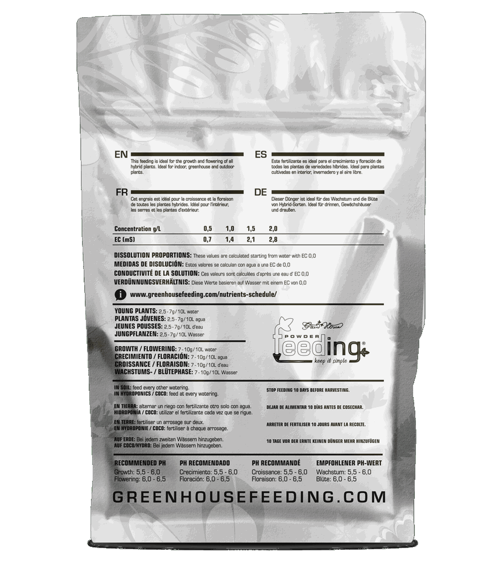  - Green House Feeding, Hybrids, Pulverdünger, 1 kg -  