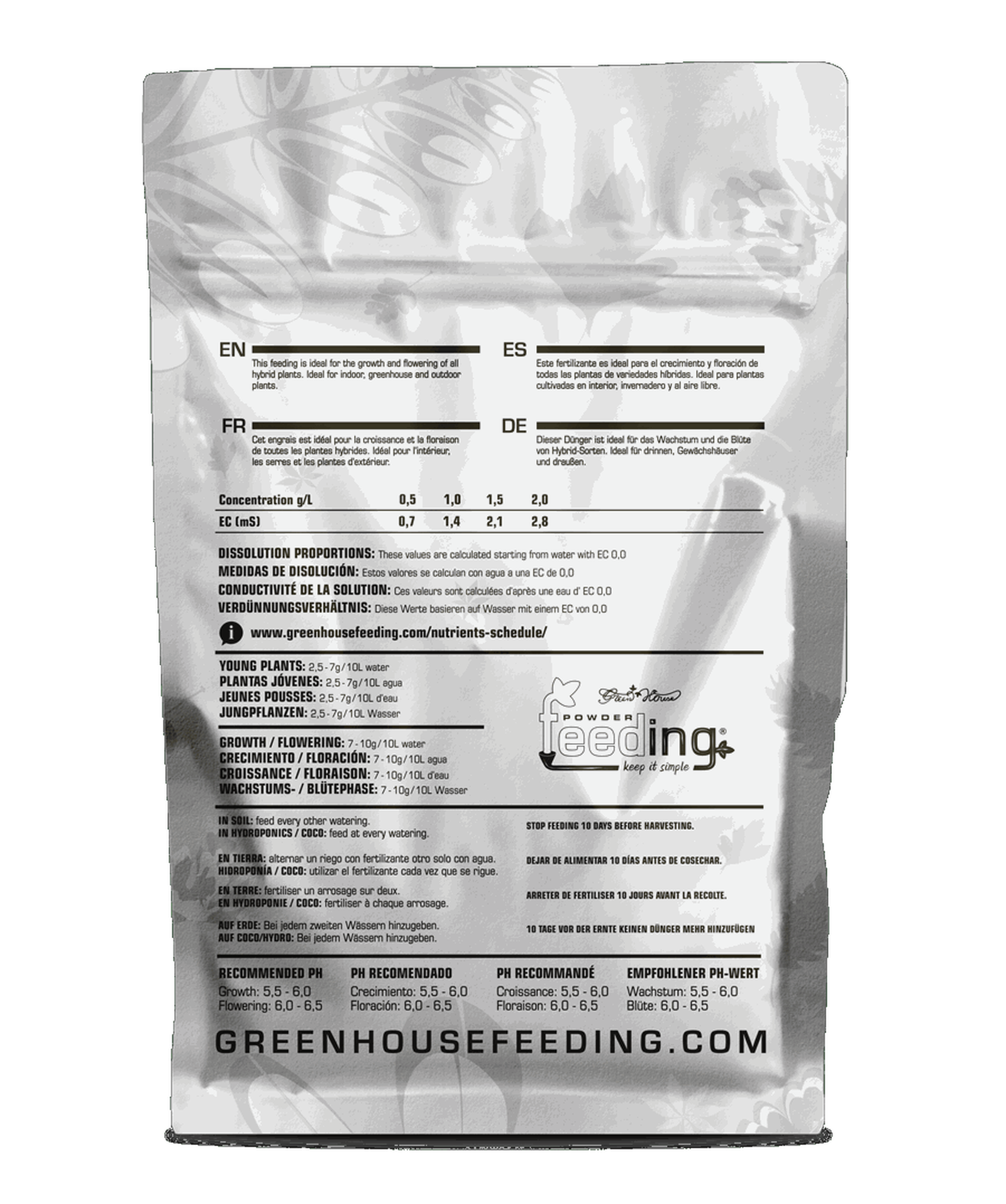  - Green House Feeding, Hybrids, Pulverdünger, 500 g -  