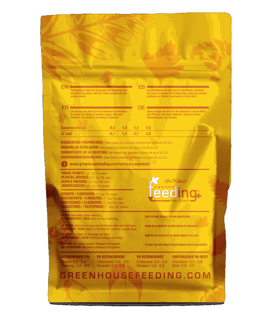  - Green House Feeding, Long Flowering, Pulverdünger, 500 g -  