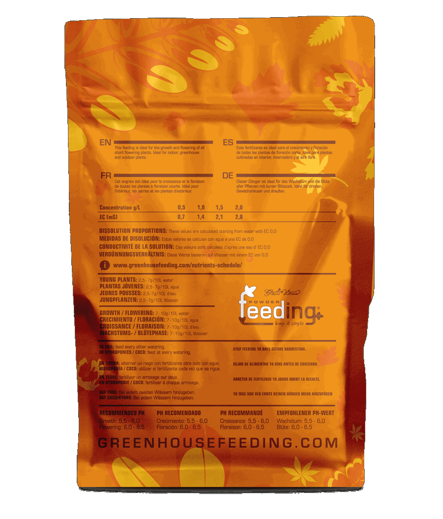  - Green House Feeding, Short Flowering, Pulverdünger, 1 kg -  