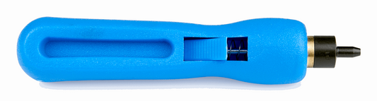  - Handlochstempel, Luxus, blau -  