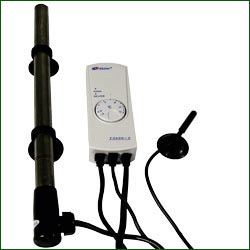 - Heizstab, Edelstahl, mit externem Regler zur Temperatureinstellung, 600 W -  