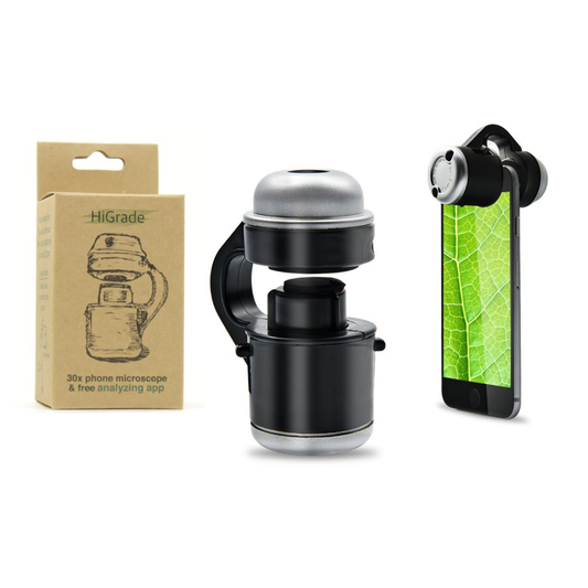  - HiGrade Kit LED Mikroskop 30-fache Vergrößerung -  
