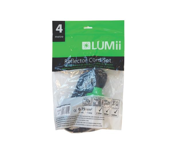  - LUMii Fassung verkabelt 4m, Box mit 12 St -  