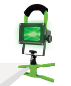  - LUMii Grünlicht LED-Arbeitslampe mit Befestigungsclip, wiederaufladbar, 10 W -  