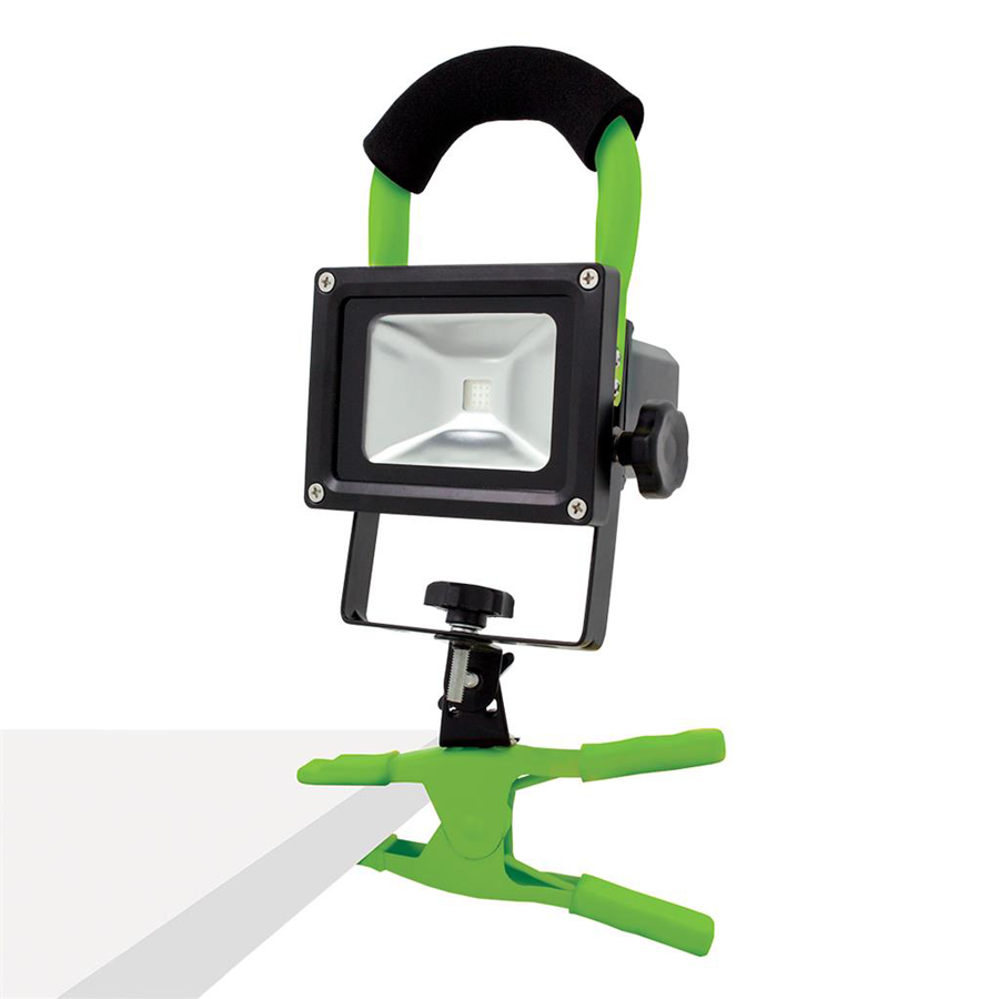  - LUMii Grünlicht LED-Arbeitslampe mit Befestigungsclip, wiederaufladbar, 10 W -  