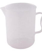  - Messbecher, 1 L, milchig transparent, Skala mit 50 ml Teilung -  