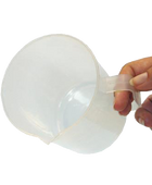  - Messbecher, 1 L, milchig transparent, Skala mit 50 ml Teilung -  