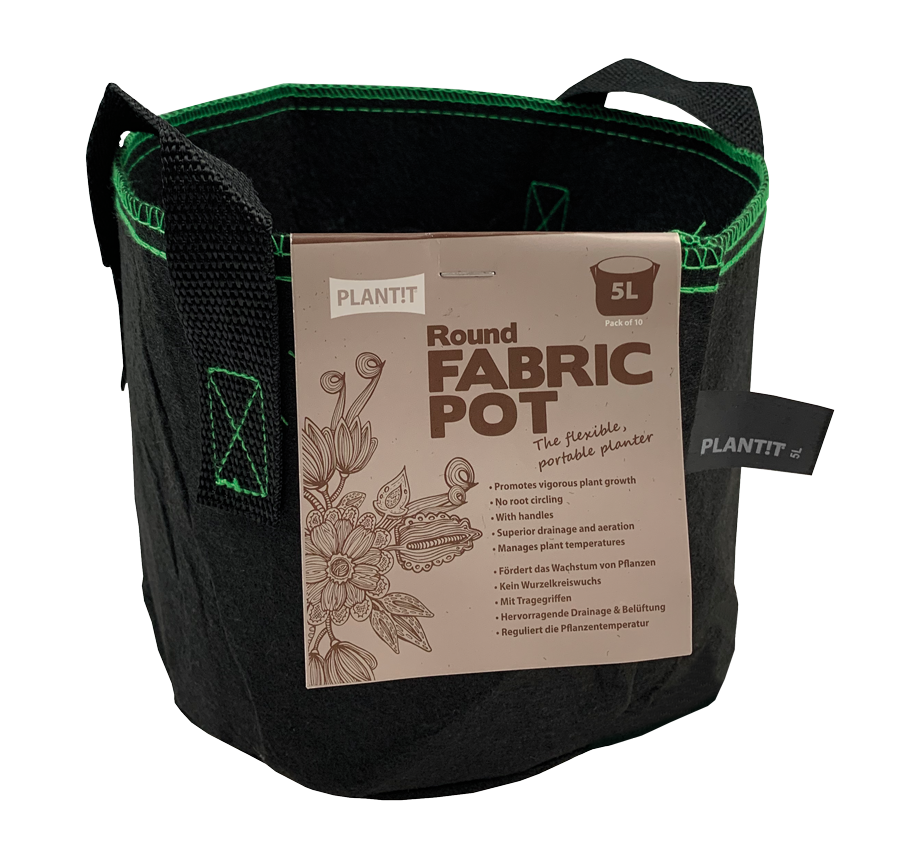  - PLANT!T fabric pot, Pflanzbehälter, Ø20 cm, 5 L, 10 St je Pckg -  
