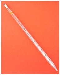  - Pipette, transparent, unsteril, 0,1 ml Teilung, 10 ml -  