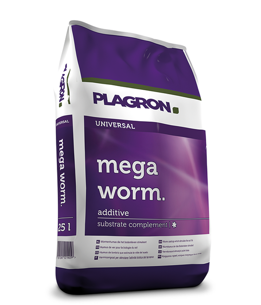  - Plagron Mega Worm, natürlicher Stickstofflieferant, fein gesiebt, 25 L -  