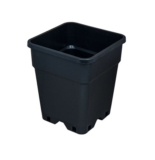  - PotKing, Topf, quadratisch, schwarz, 18 L -  