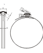  - QIP Universal-Schlauchklemme mit Schnellverschluss, 60-325 mm -  