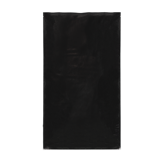  - Qnubu Beutel aus Aluminiumfolie schwarz, verschließbar, 56 x 95 cm, 50 St je Pckg -  