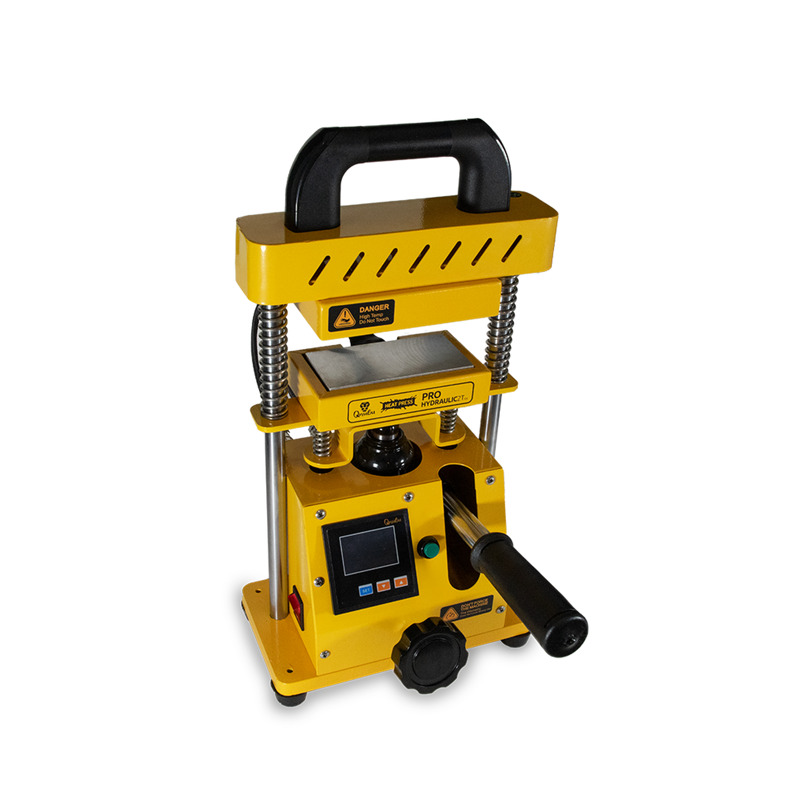  - Qnubu Press Pro Hydraulic 2 Tonnen, Heißdruckpresse, 6 x 12 cm Platten -  