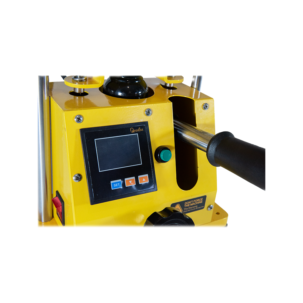  - Qnubu Press Pro Hydraulic 2 Tonnen, Heißdruckpresse, 6 x 12 cm Platten -  