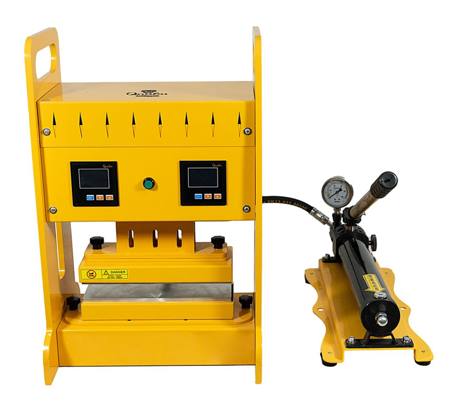  - Qnubu Press Pro Lion Hydraulic 20 Tonnen, Heißdruckpresse, 12 x 12 cm Platten -  