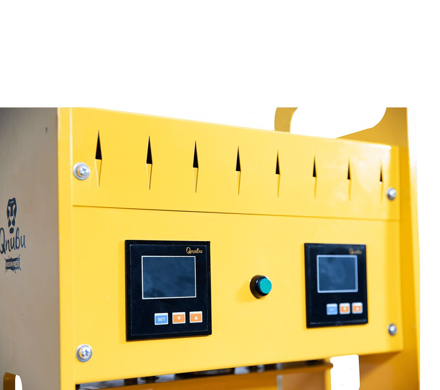  - Qnubu Press Pro Lion Hydraulic 20 Tonnen, Heißdruckpresse, 12 x 12 cm Platten -  