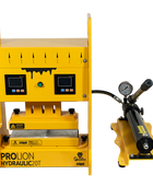  - Qnubu Press Pro Lion Hydraulic 20 Tonnen, Heißdruckpresse, 7,6 x 25 cm und 12 x 12 cm Platten -  