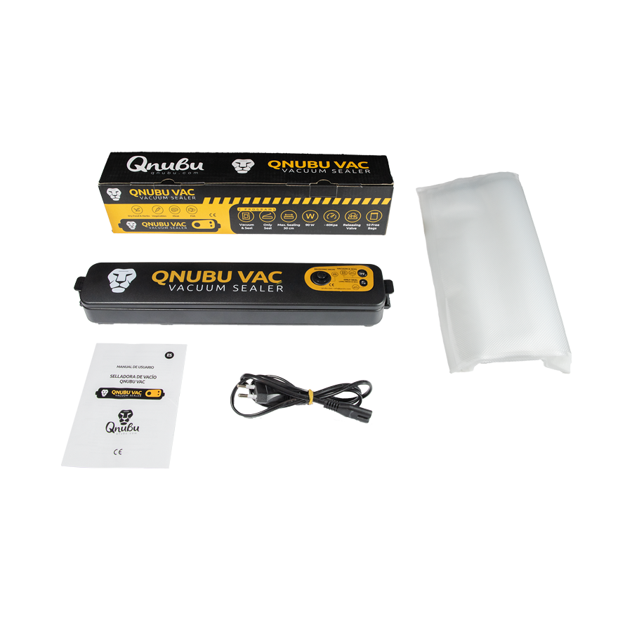  - Qnubu Vac Sealer, Gerät zum Vakuumieren und Versiegeln, 90 W -  