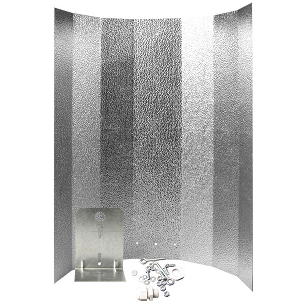  - Reflektorkappe, Stucco, groß, 50 x 50 cm, Bügel, Schraubensatz -  