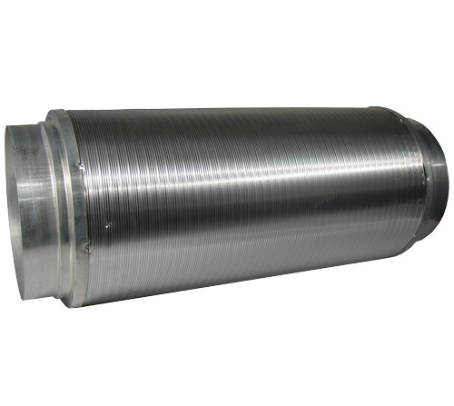  - Rohrschalldämpfer, ø 450 mm, L = 120 cm !!! LIEFERZEIT BETRÄGT CA. 14 TAGE !!! -  