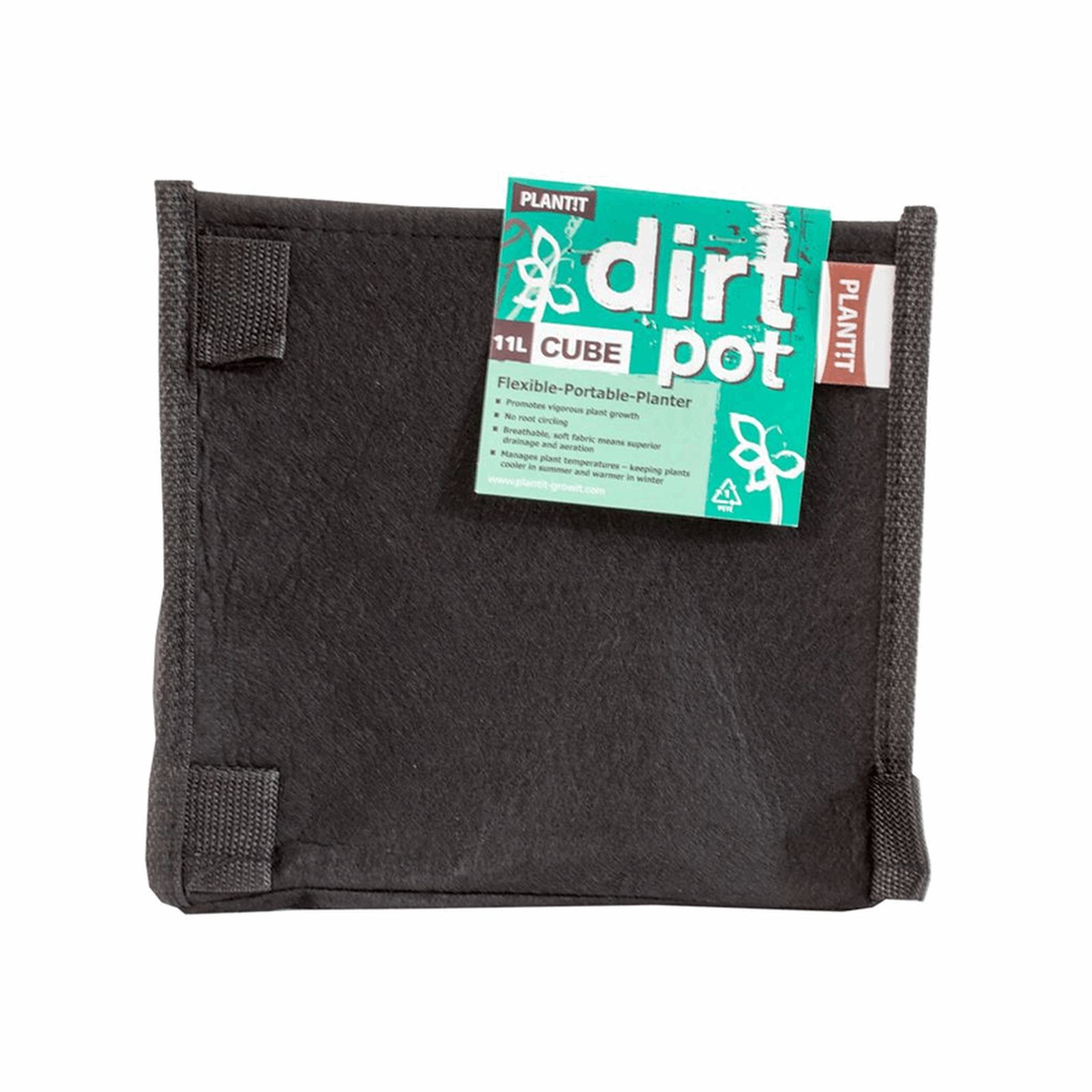  - PLANT!T Dirt Pot/ Stofftopf, quadratisch, 11 L, Pckg zu 10 St -  