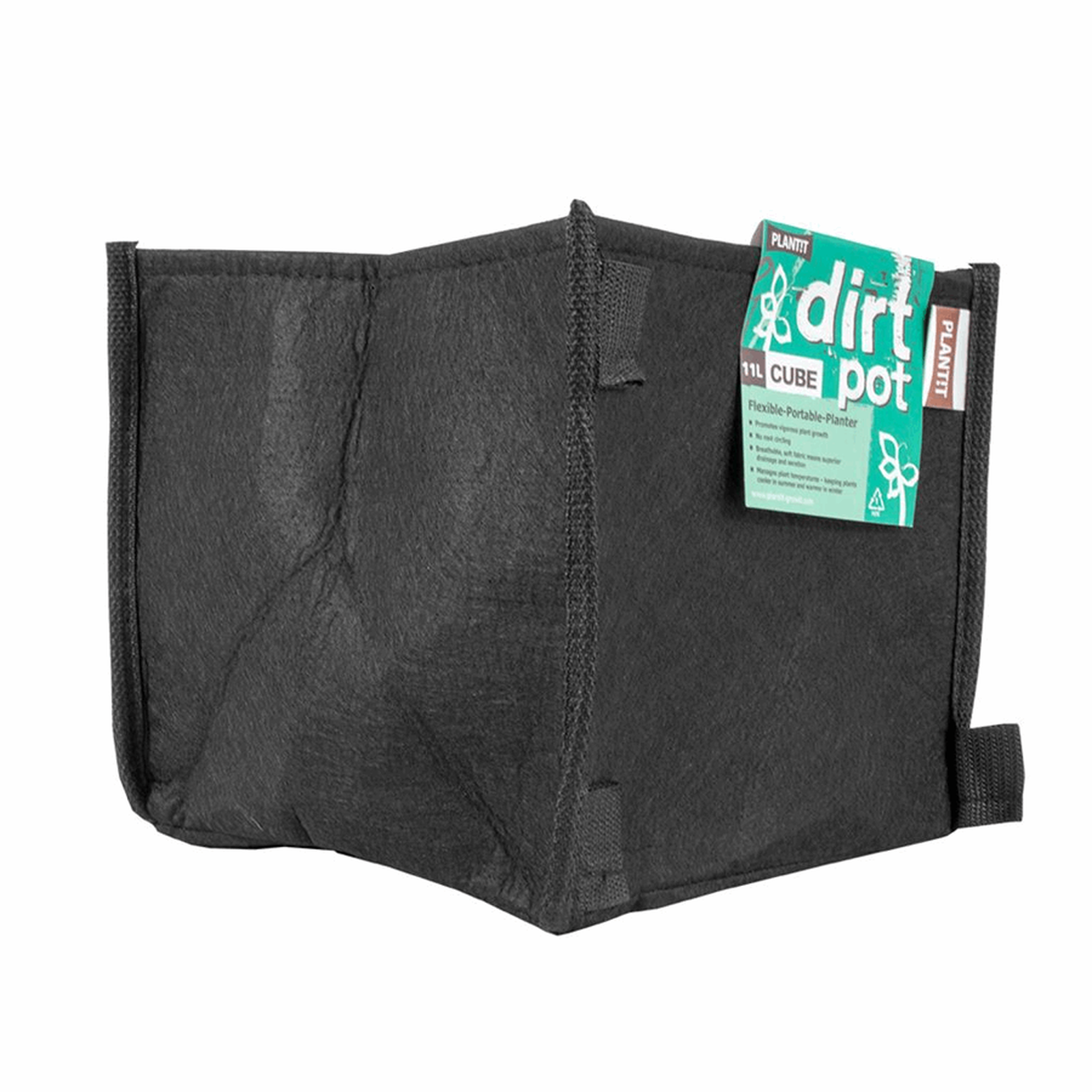  - PLANT!T Dirt Pot/ Stofftopf, quadratisch, 11 L, Pckg zu 10 St -  