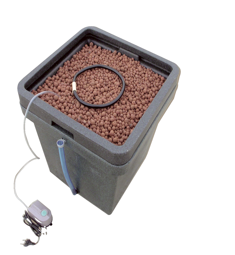  - T.A. CultiMate L Box, hydroponisches System, inkl. Pumpe, 45,5 x 45,5 x 43 cm, 35 L -  