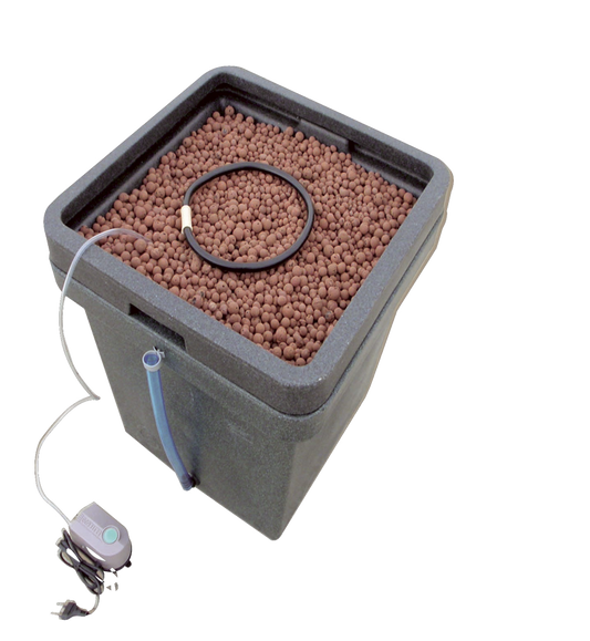  - T.A. CultiMate L Box, hydroponisches System, inkl. Pumpe, 45,5 x 45,5 x 43 cm, 35 L -  