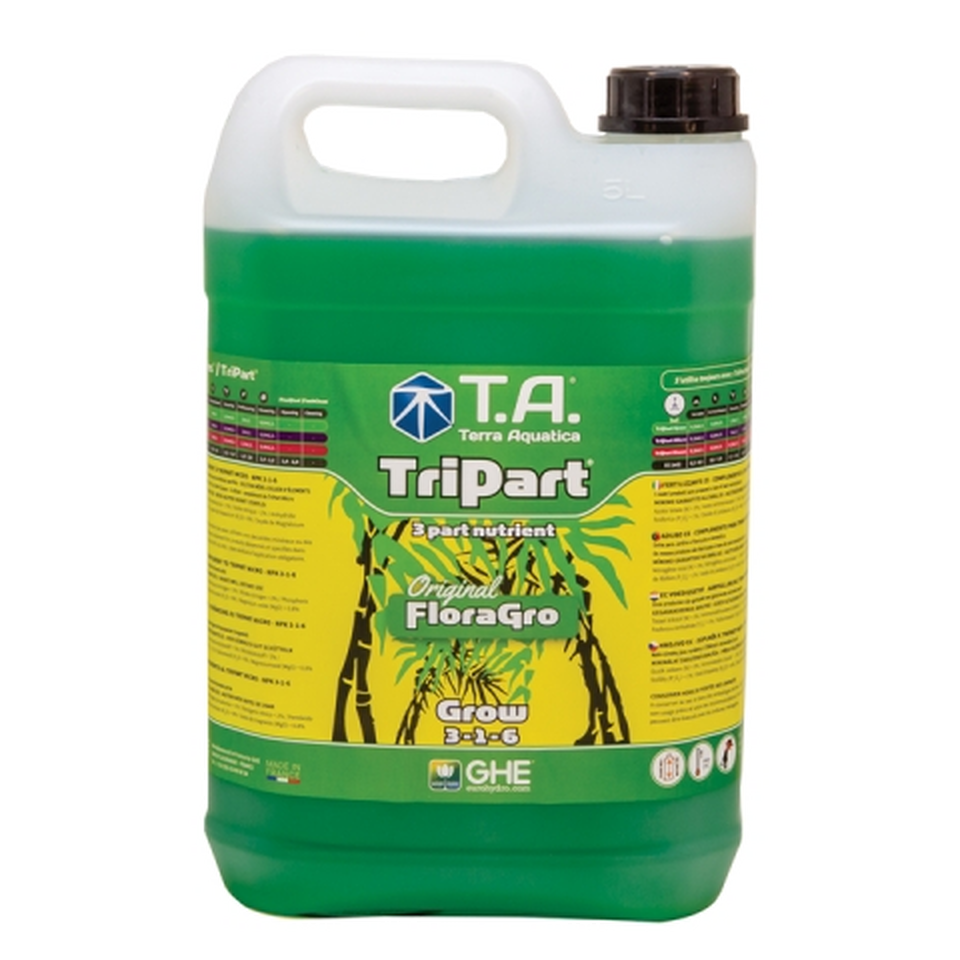  - T.A. TriPart Grow 5 L (GHE FloraGro) -  