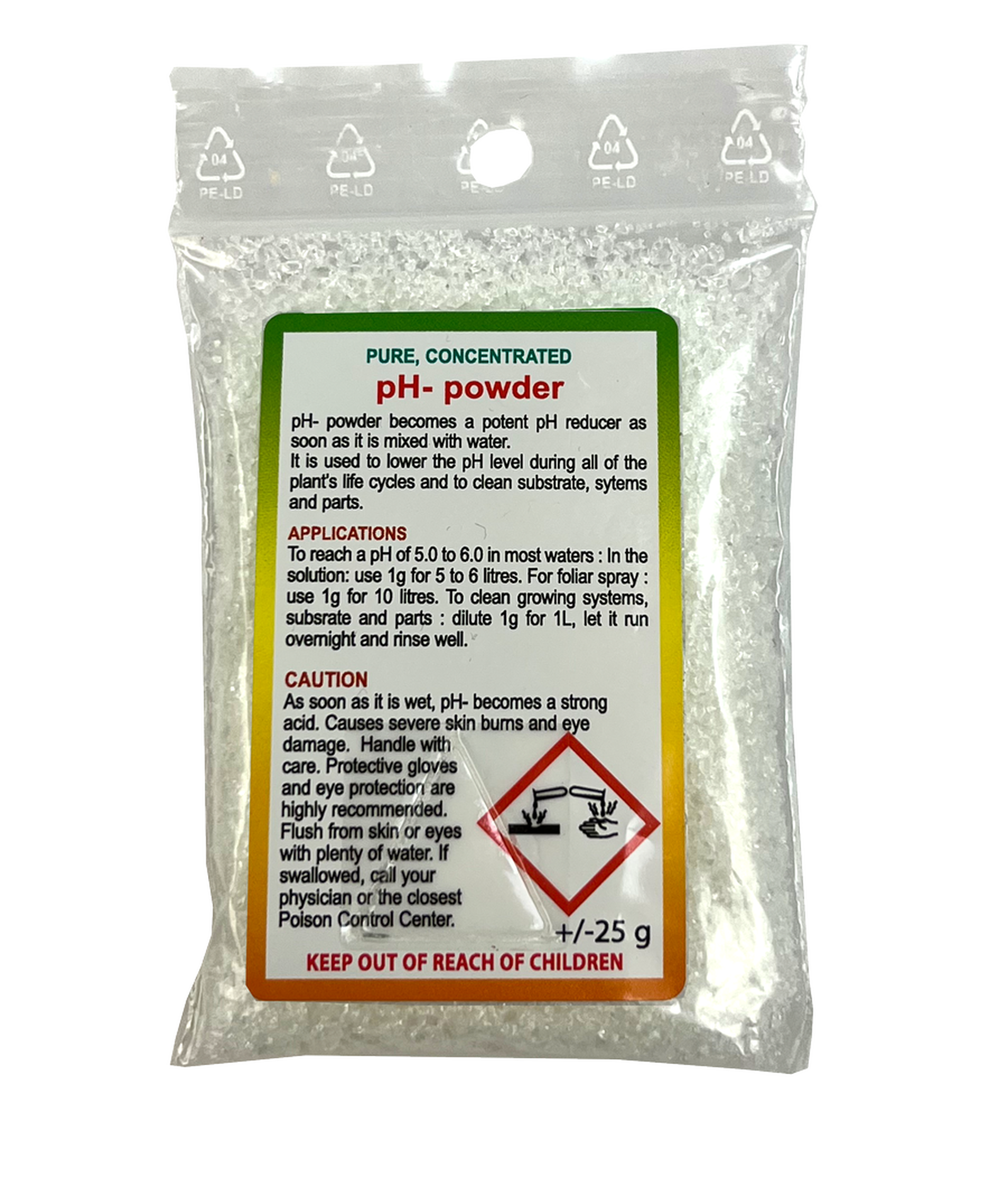  - T.A. pH Down 25 g Pulver (GHE pH Down) -  