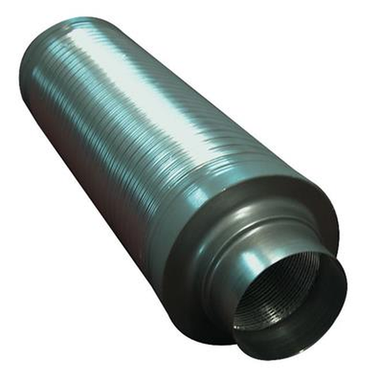  - Telefonieschalldämpfer, ø 125 mm, L = 100 cm -  
