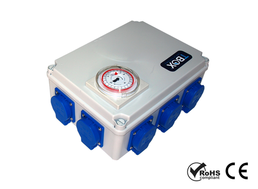  - Tempo Box TBOX 8, Zeitschaltuhr, 230 V, max. Leistung 2520 W pro Anschluss, IP20 -  