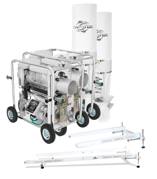  - Twister Tandem T2 Trimming System mit Leaf Collectors, EU-Plug -  