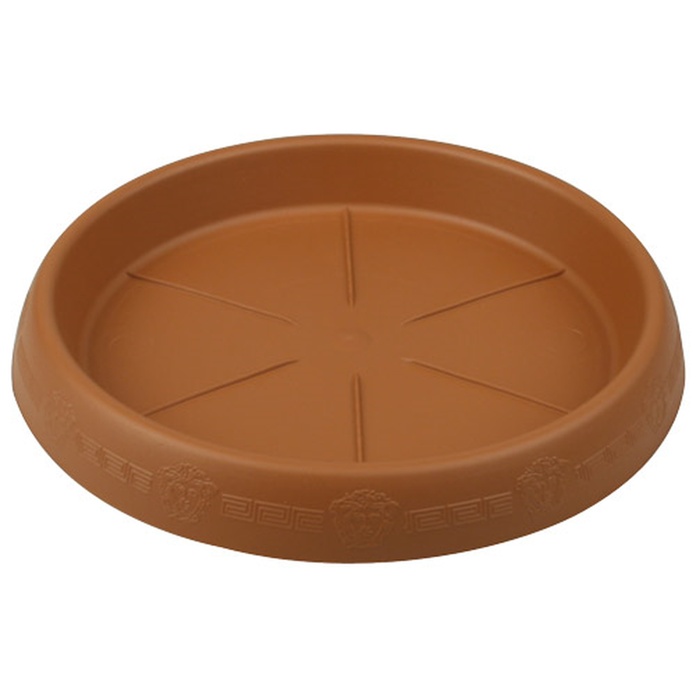  - Untersetzer für runde Töpfe, ø 20 cm Randhöhe 5 cm, terracotta -  