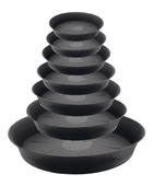  - Untersetzer, rund, schwarz, 45 cm -  