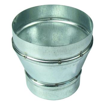  - Ventilution Reduzierstück, Metall, ø 125 mm auf 100 mm -  