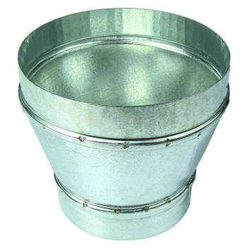  - Ventilution Reduzierstück, Metall, ø 160 mm auf 125 mm -  