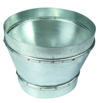  - Ventilution Reduzierstück, Metall, ø 200 mm auf 160 mm -  