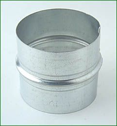  - Ventilution Verbindungsstück, Metall, für ø 100 mm -  