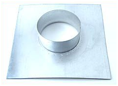  - Ventilution Wandflansch, Metall, für ø 125 mm -  