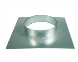  - Ventilution Wandflansch, Metall, für ø 200 mm -  