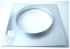  - Ventilution Wandflansch, Metall, für ø 315 mm -  