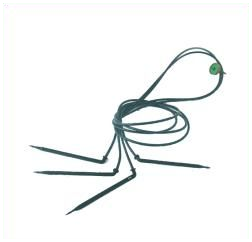  - Wasserspinne, Verteiler, 4x 1 m Tropfschlauch, 45° gebogen -  