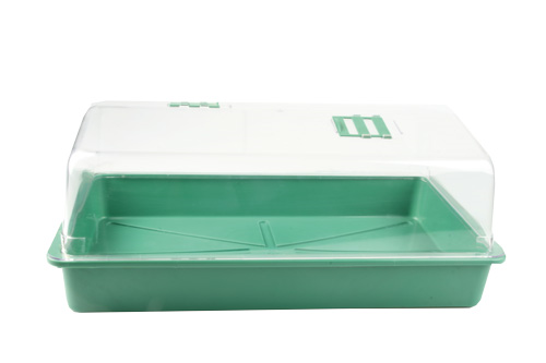  - Zimmer-Gewächshaus, mit Belüftungsklappen im Deckel, 55 x 31 x 23 cm -  