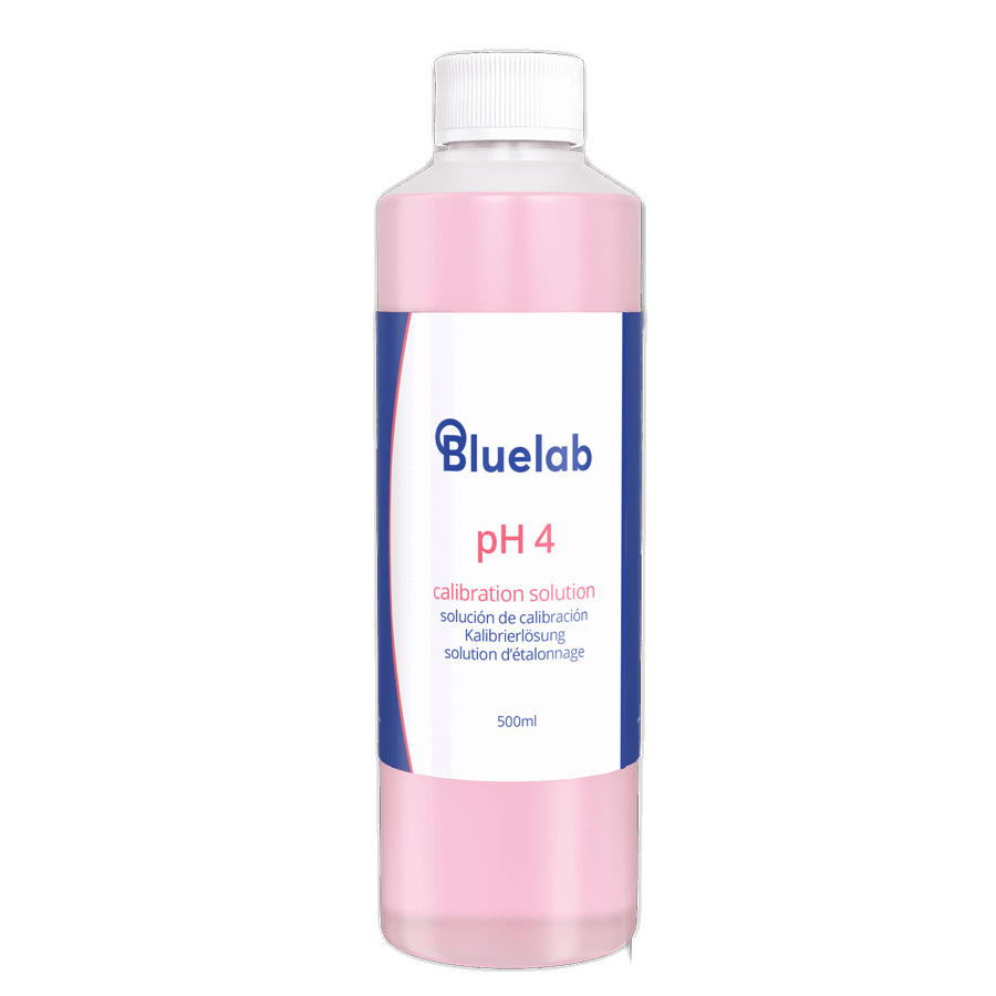  - bluelab pH 4.0, pH-Eichlösung, 500 ml, 6 St je Kt -  