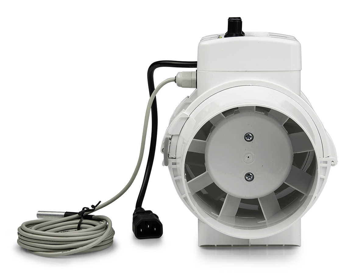  - Ventilution Mixed In-Line, mit Klimaregler, 220/280 m³/h, 125 mm, IEC-Connector -  