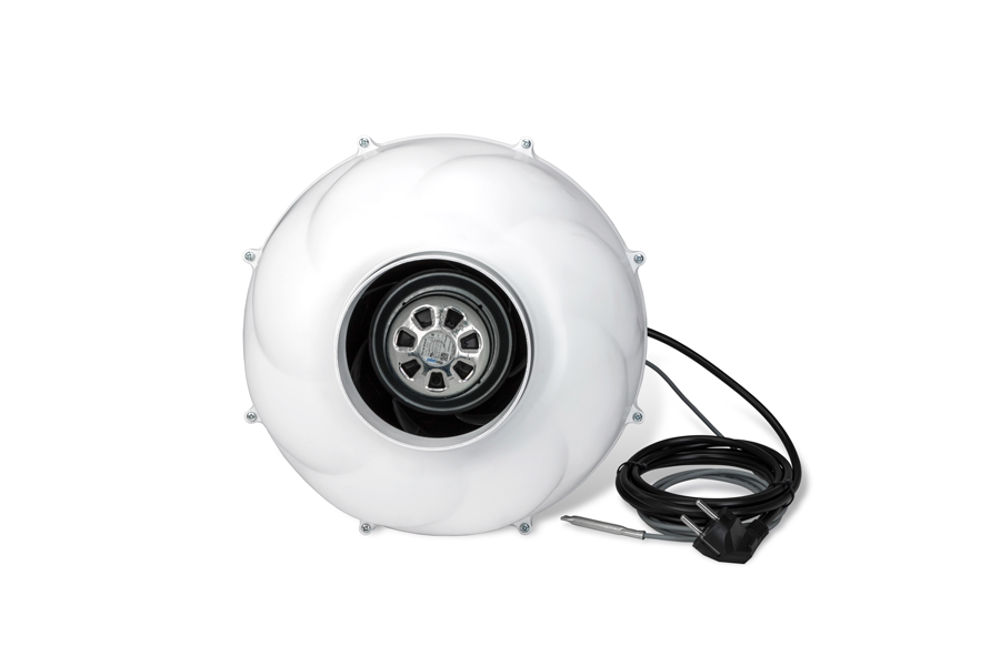  - Whisperblower EC Rohrventilator, 800 m³/h, 170 W, ø 125 mm Flansch, Temperatursteuerung -  
