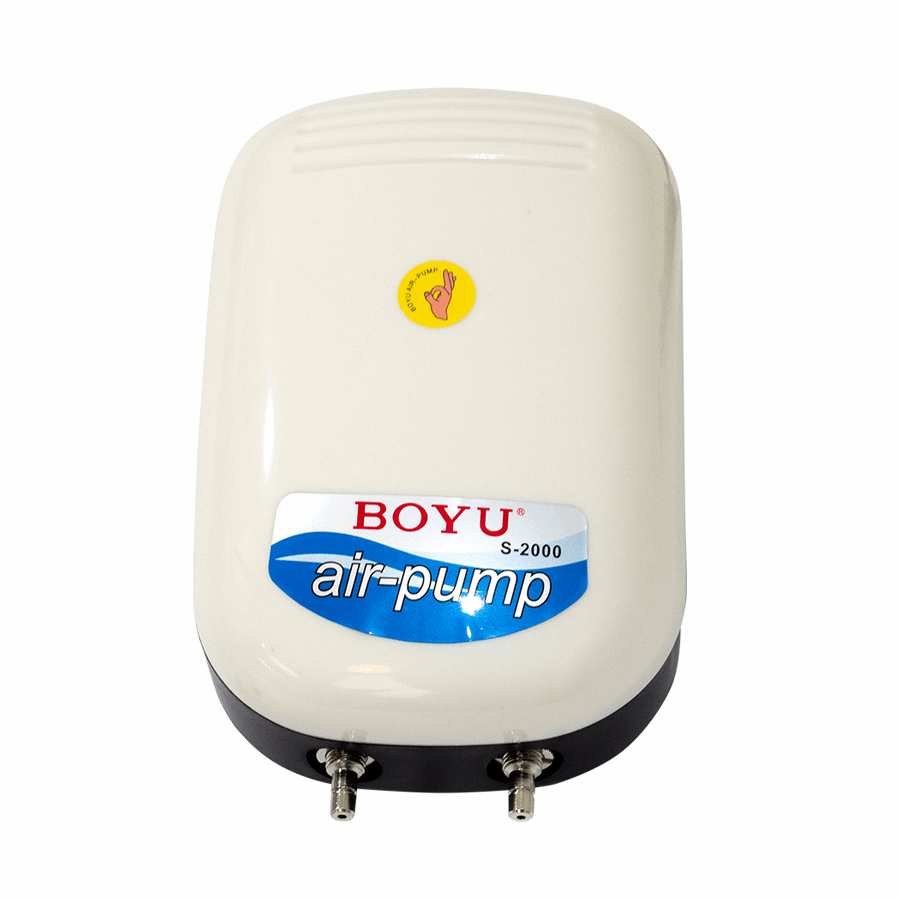  - BOYU S-2000 Luftpumpe, 480 L/h, 3 W, Eurostecker -  